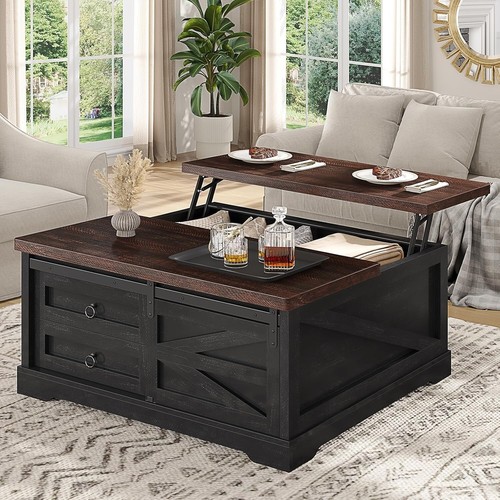 Lift top coffee table - top,