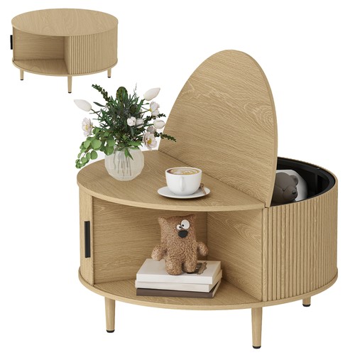 Homcom coffee table - homcom, lift