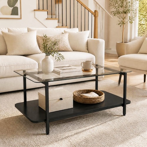 Tier coffee table - 37.5", 2-tier
