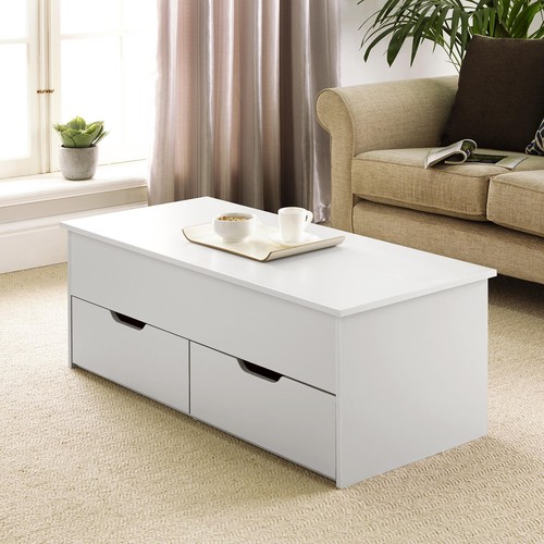 Wooden coffee table with lift - wooden,