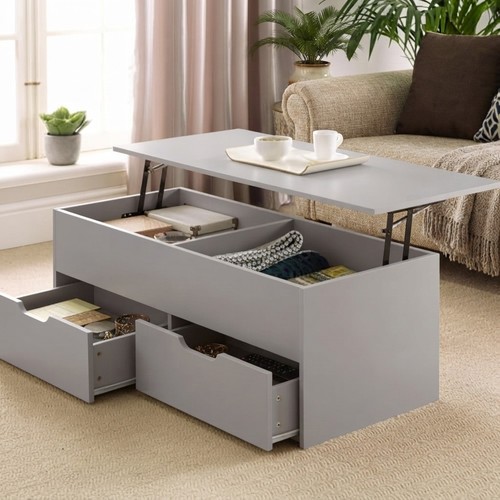 Grey coffee table - grey, with