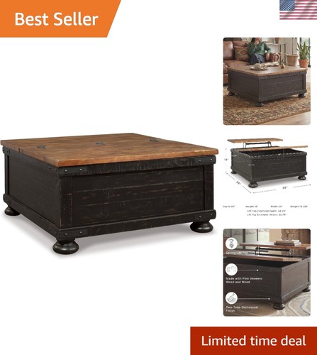 Rustic lift top coffee - rustic,