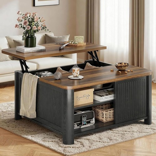 Lift top coffee table - table, w/