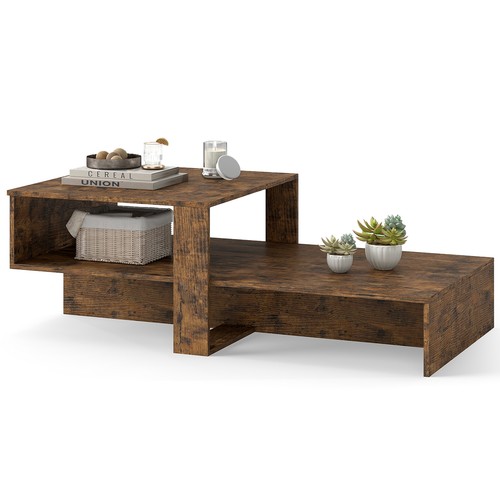 Tier coffee table - 2-tier, modern