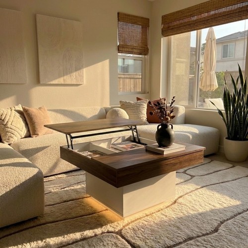 Lift top coffee table with - lift-top,