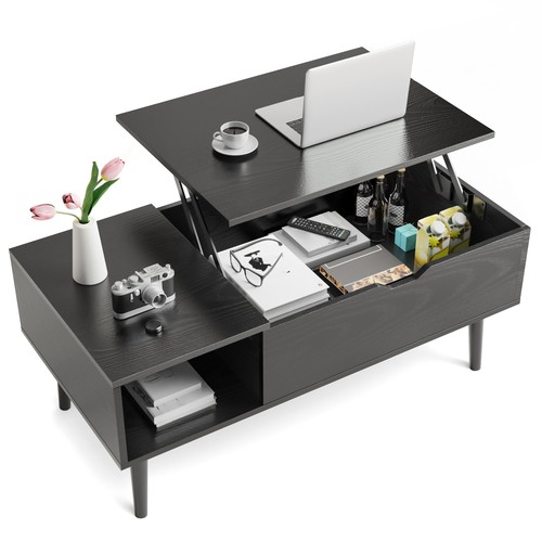 Wooden lift top coffee table - lift,