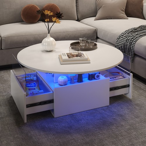 Coffee table with led - led, lights