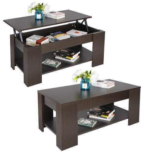 Lift top coffee table - coffee,