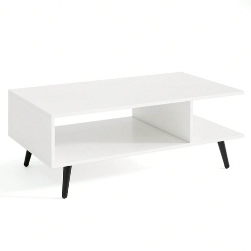 White black coffee table - &,