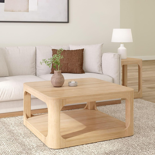 Blonde solid wood modern - 36",