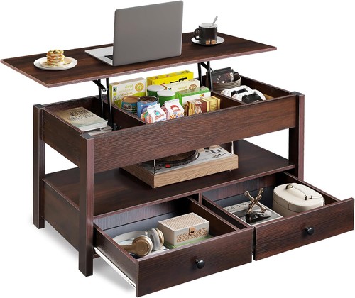 Coffee table lift top - coffee,