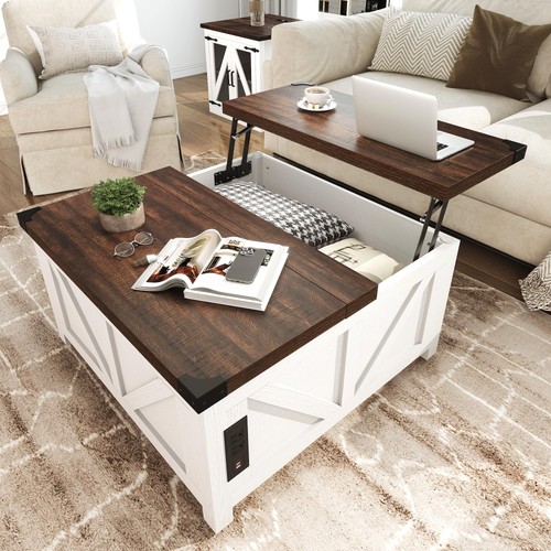 Lift top coffee - top, wood