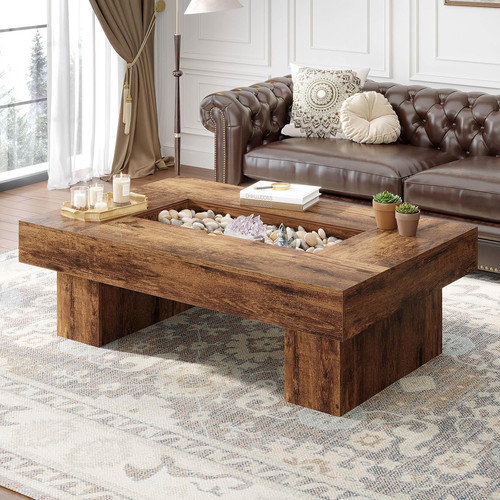 Inch rustic coffee - coffee, table