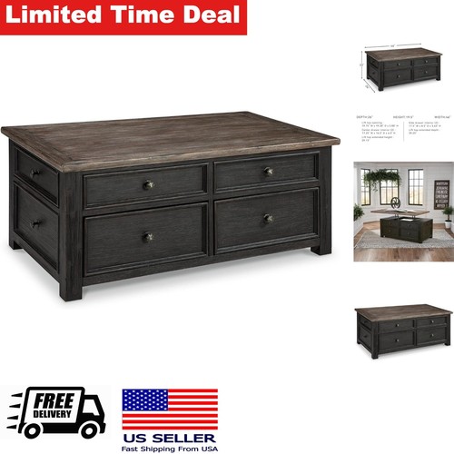 Black coffee table - coffee,