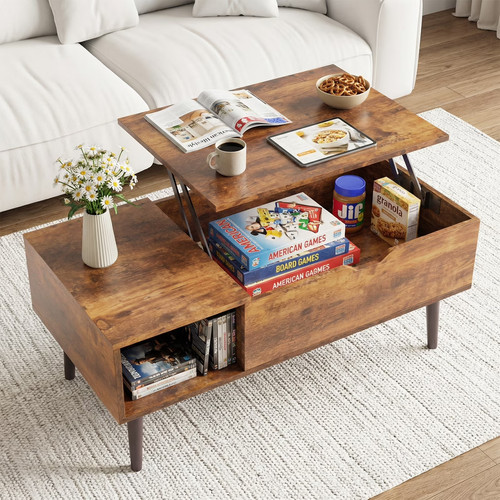 Lift top coffee table with - lift,