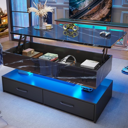 Lift top coffee table - table, with