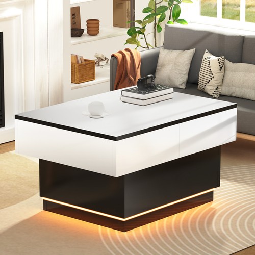 Extendable led coffee table - led,