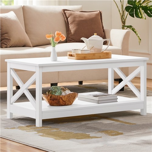 Wood design coffee table - x,