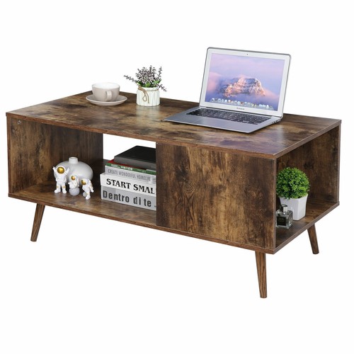 Modern coffee table with open - coffee,