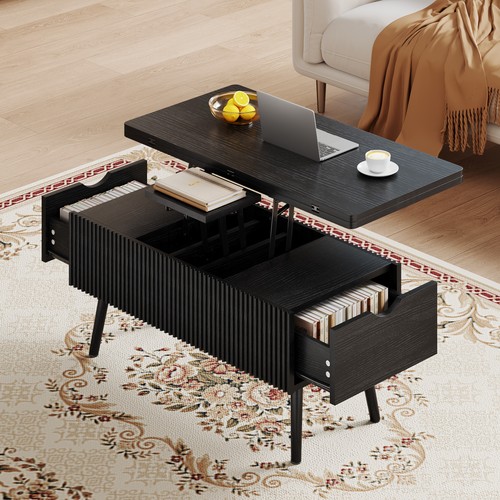 Lift top coffee table - table, with
